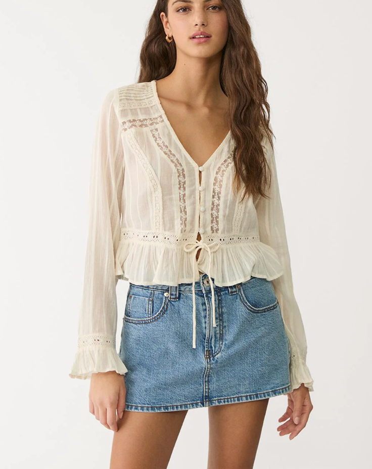 Denim Skort