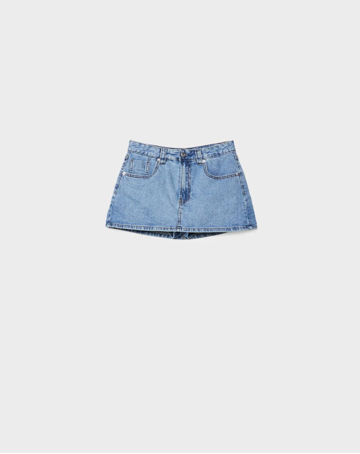 Denim Skort
