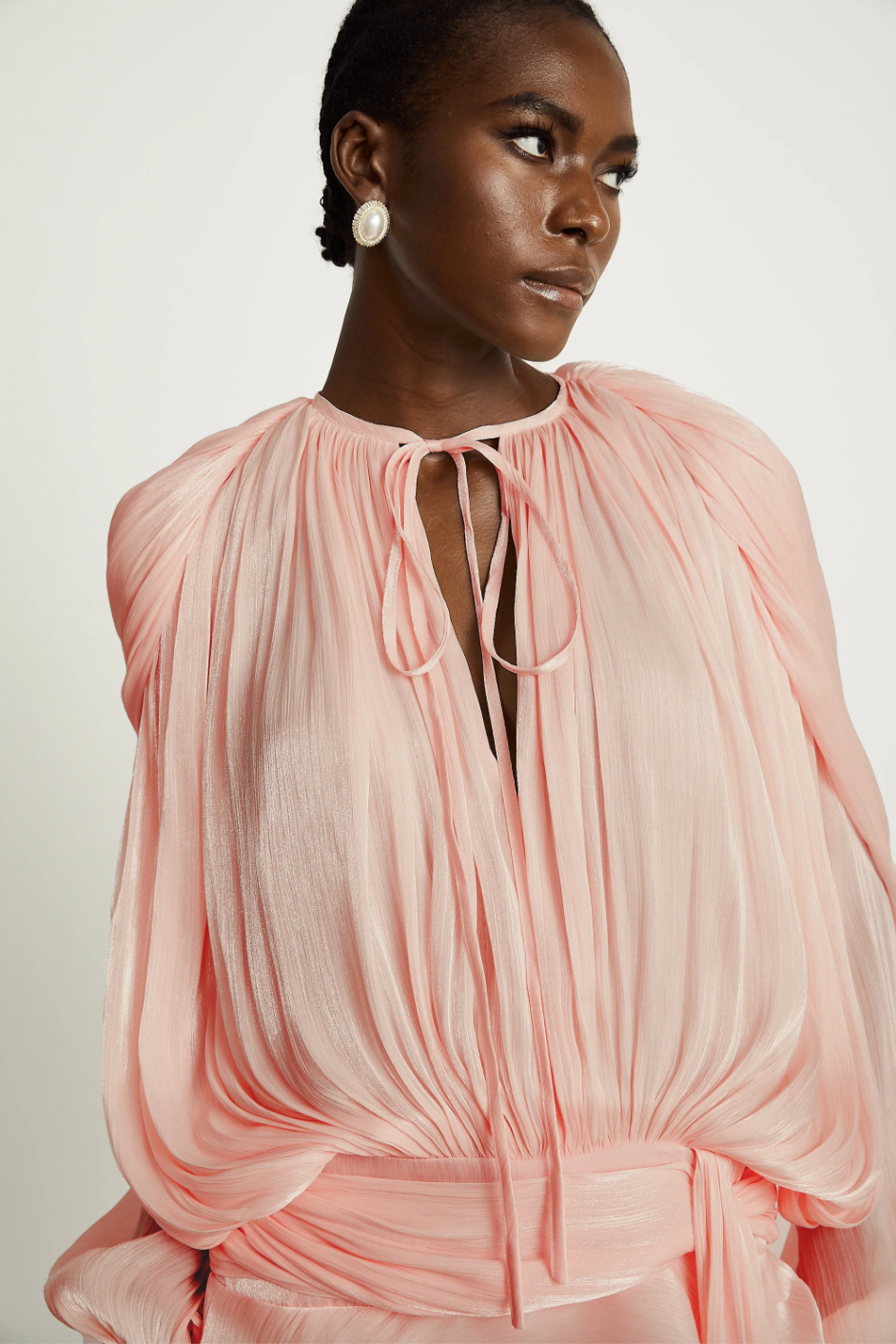 Eugénie Fully Pleated Ruffled Mini Dress